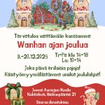 Nukkekodin wanhan ajan joulu - joulukortit