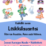 Talviloman aloitus Leikkilauantai - Ilo irti ja leikki valloilleen!